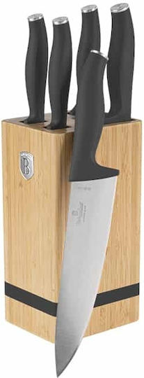 Berlinger Haus Collection Set Knives with Base Made of Stainless Steel 5 Pieces