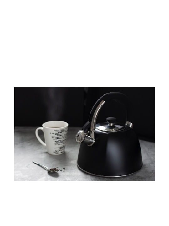 Teapot Stainless Steel in Black Color 3000ml