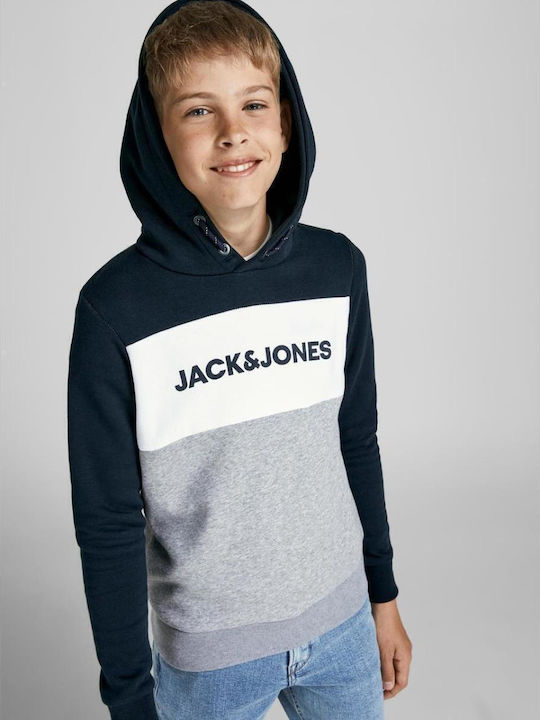 Kids Sweatshirt with Hood and Pockets Navy Blazer