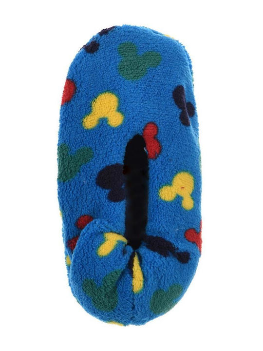 Superheroes Kids' Slipper Socks Blue