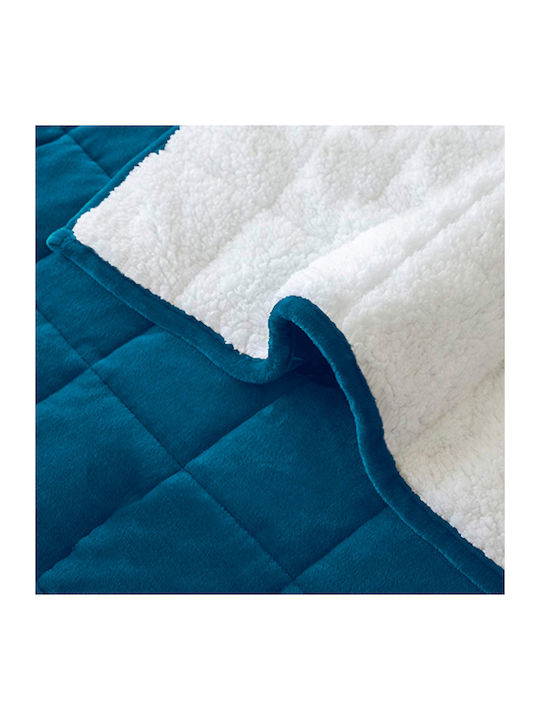 Nordic Paradise Κουβέρτα Βαρύτητας Sherpa Μονή 150x200εκ. Blue