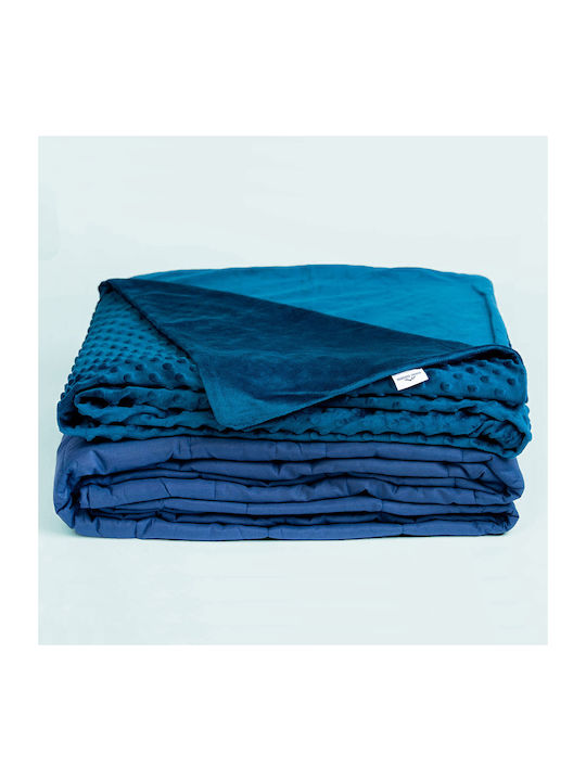 Nordic Paradise Κουβέρτα Βαρύτητας Μονή 150x200εκ. Blue Color