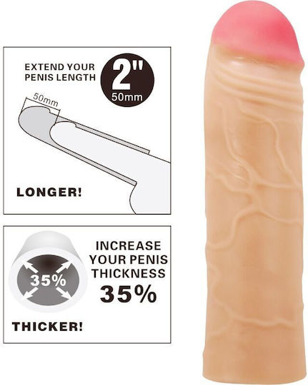 Pretty Love Chane Extensie De Penis Flesh 5.08cm