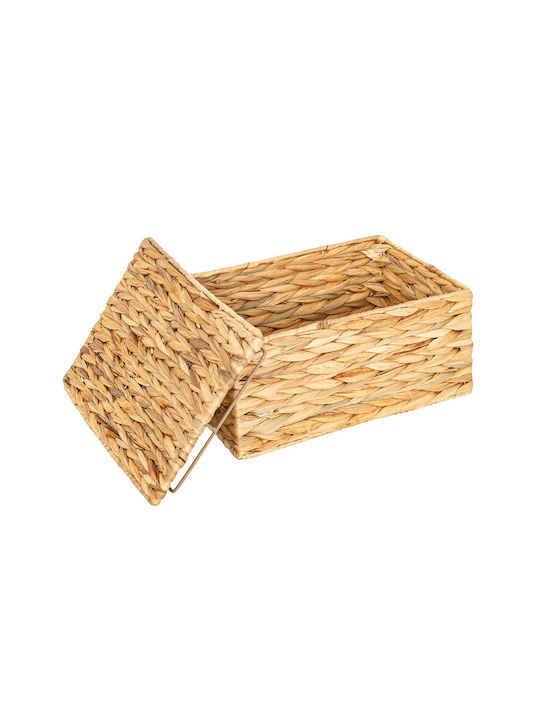 Atmosphera Storage Basket Wicker with Lid 16.6lt 4pcs