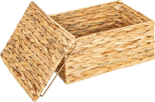Atmosphera Storage Basket Wicker with Lid 16.6lt 4pcs