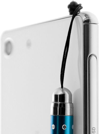 Avizar Retractable Pen with Rhinestones Γραφίδα Αφής σε Τιρκουάζ χρώμα STYL-MINI-DIAM-TURK
