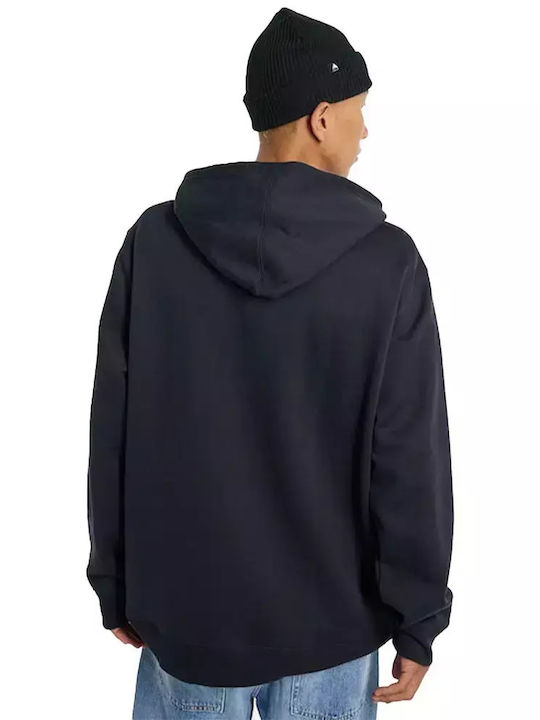 Burton Underhill Men's Sweatshirt with Hood and Pockets Black