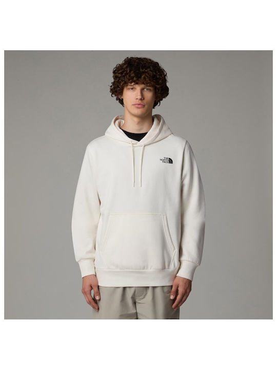 The North Face Logo Men's Sweatshirt with Hood Beige