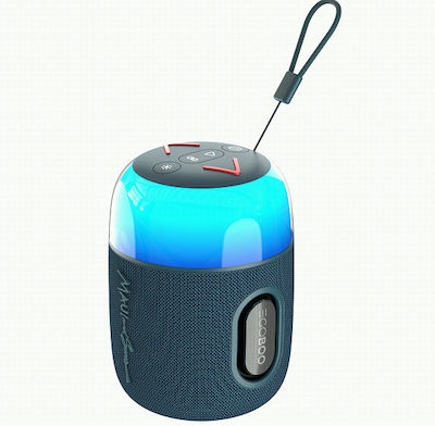 Egoboo X Maui and Sons Bluetooth-Lautsprecher 5W mit Radio und Batterielaufzeit bis zu 5 Stunden Blau