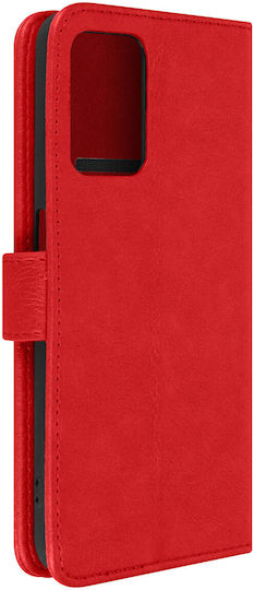 Folio Case Oppo A76 A96 Wallet Function Stand Red