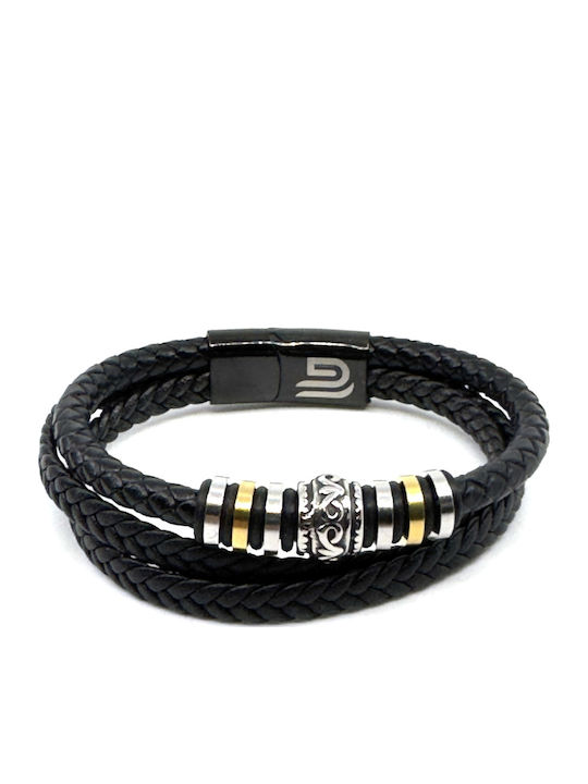 Legend Accessories Ανδρικό Βραχιόλι από Δέρμα