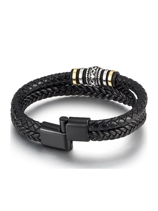 Legend Accessories Ανδρικό Βραχιόλι από Δέρμα