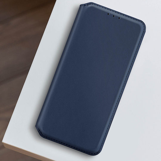 Husă Flip Avizar Xiaomi Mi A3 Suport Magnetic pentru Carduri și Vizionare Albastru Închis