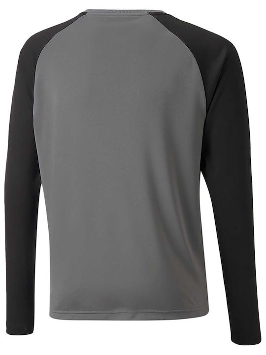 Puma Kids Blouse Long Sleeve Gray Jersey