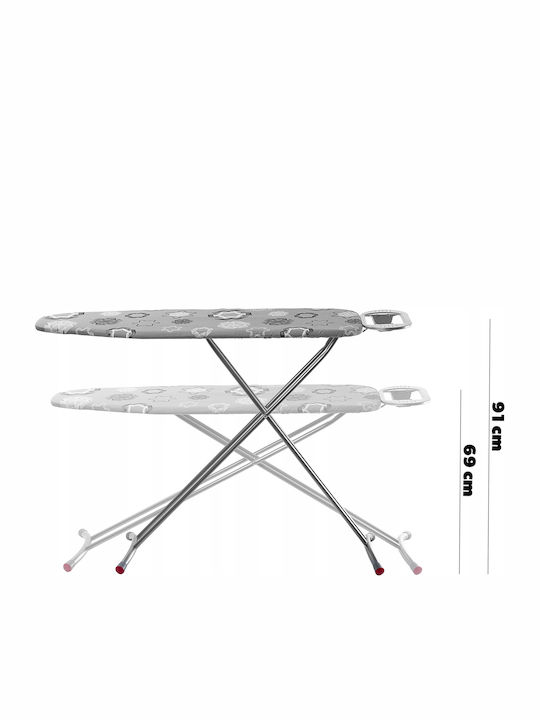 Kadax Ironing Board for Steam Iron Foldable 120x38cm