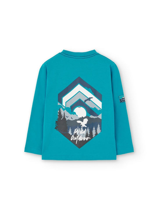 Boboli Kids Shirt Long Sleeve turquoise