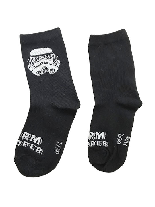 Disney Kids' Socks Storm Trooper Black