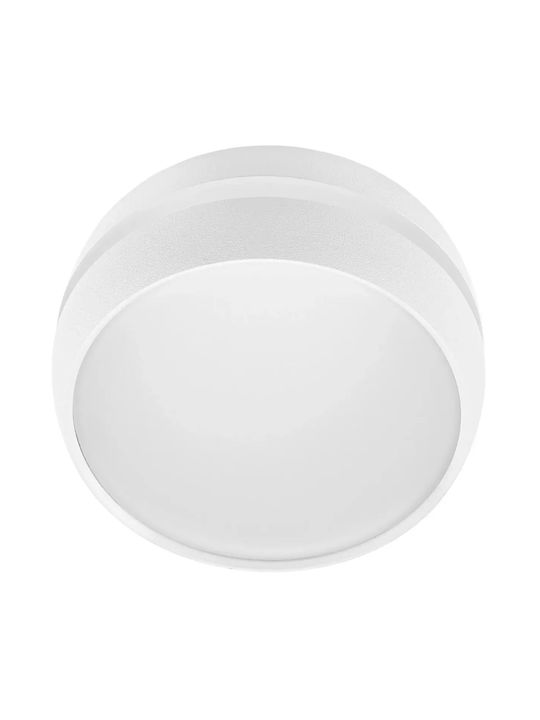 Престиж Външна Стенна Лампа Бяла Elbulgaria Led 7w 730 Lm 3000-6000k 3004/5 Wh