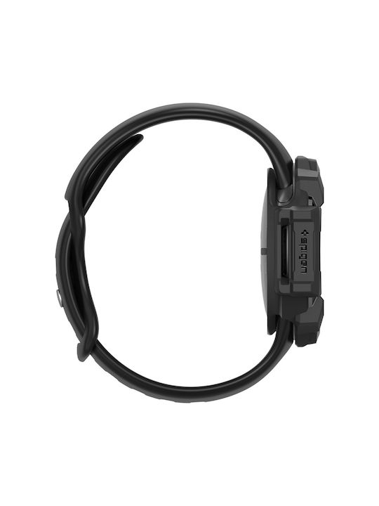 Spigen Rugged Armor Θήκη Σιλικόνης σε Μαύρο χρώμα για Google Pixel Watch 3 (41mm) / 2 / 1