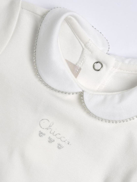 Chicco Baby-Strampler Ecru
