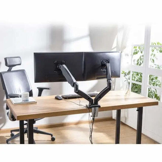 Intronics Ständer Auf dem Schreibtisch für 2 Bildschirme bis zu 32" mit Arm (AC8312)