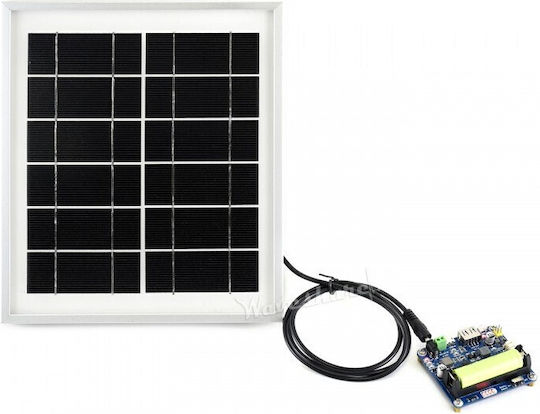 Waveshare Monocrystalline Solar Panel 5W 6V 230x195mm