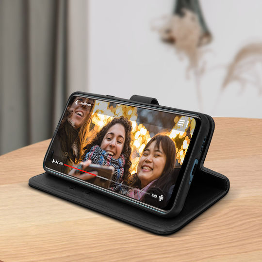 Back Cover Oppo Reno 4 Full Cover Stand Function Black