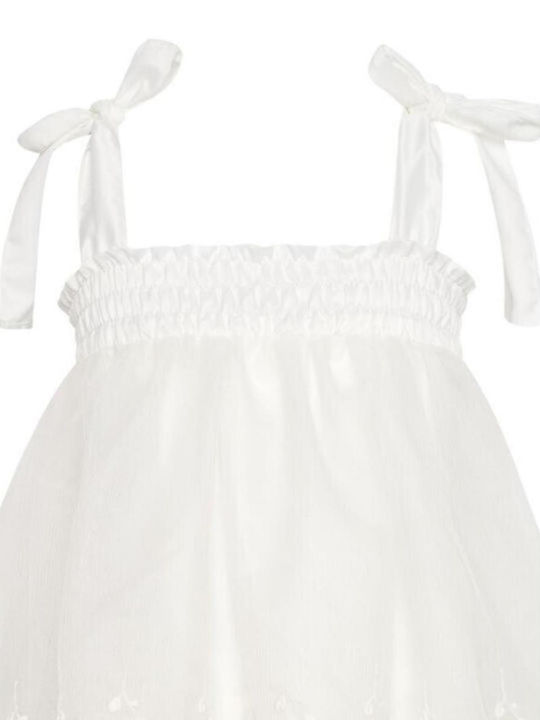 Two In A Castle Rochie pentru Copii Din Tulle Off white