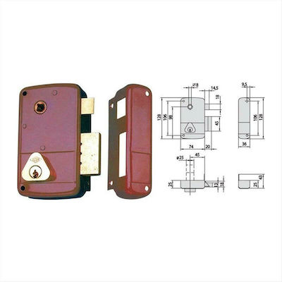 Cisa Boxed Lock 50211-45