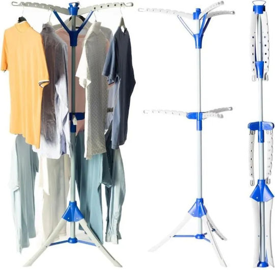 Folding Floor Clothes Drying Rack