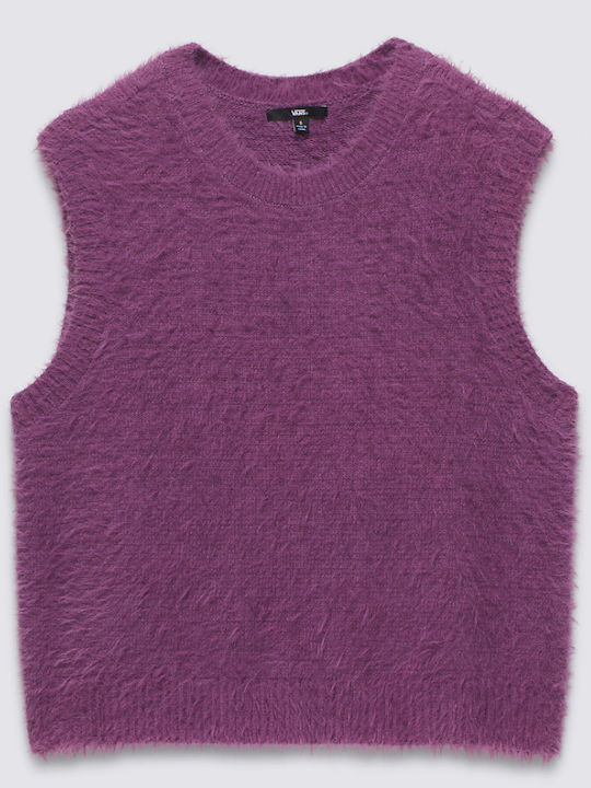 Women's Sleeveless Sweater Grape Jam