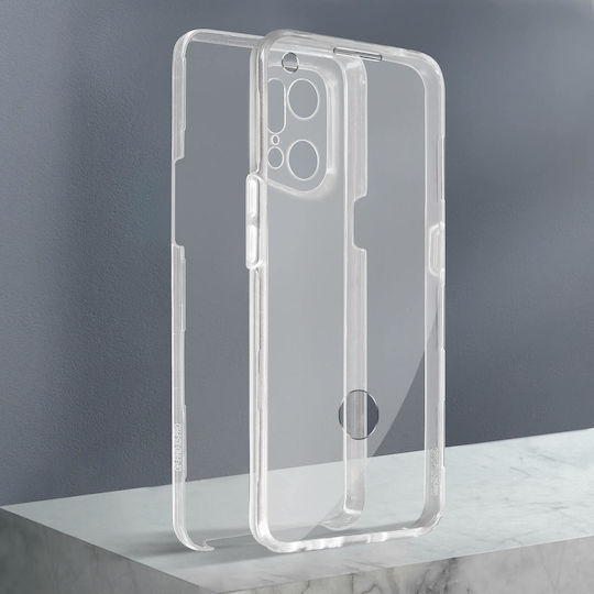 360° Case Oppo Find X5 Pro Flexible Front & Rigid Back – Transparent