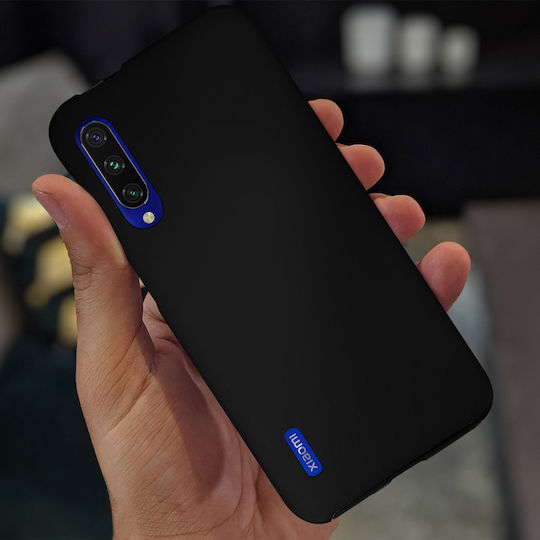 Carcasă 360° Xiaomi Mi A3 Față Flexibilă & Spate Rigid – Negru
