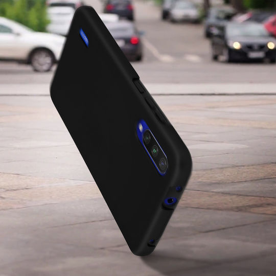 Carcasă 360° Xiaomi Mi A3 Față Flexibilă & Spate Rigid – Negru