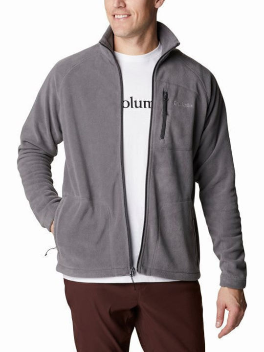 Men's Fleece Cardigan Grey
