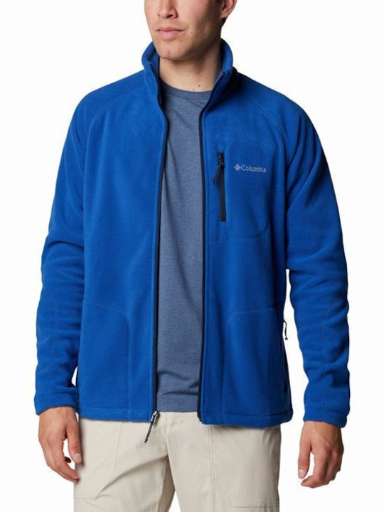 Fast Trek II Men's Fleece Cardigan Blue