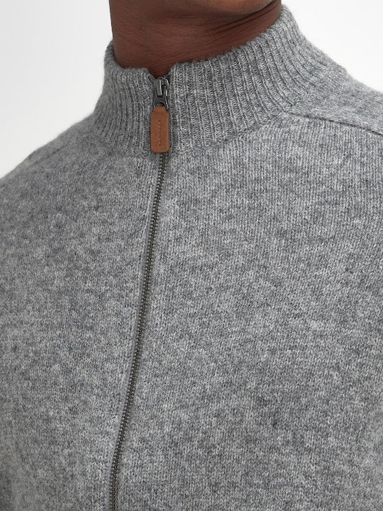 Men's Knitted Cardigan Grey