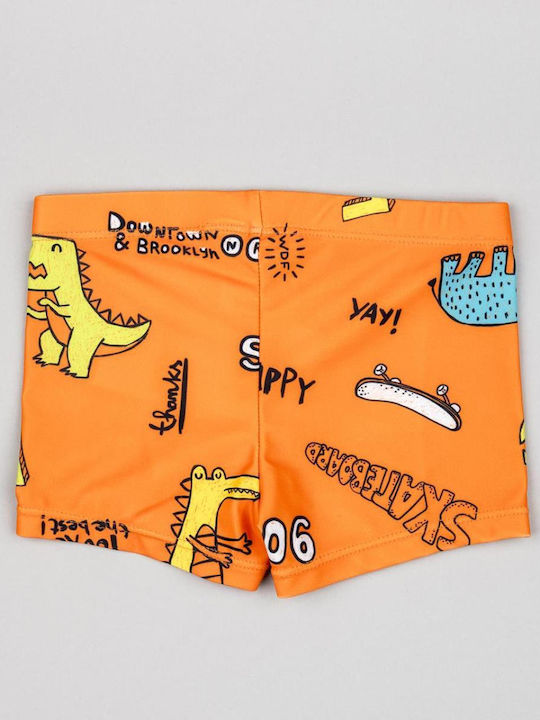 Losan Kinder Badeanzug Badeshorts Orange