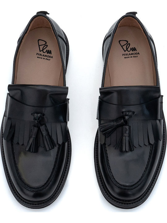 Men's Leather Loafers Black