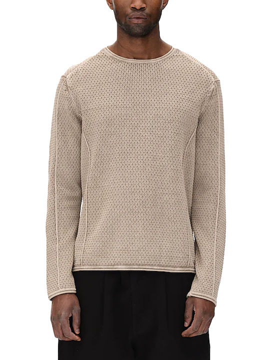 Gabba Herren Langarm-Pullover Μπεζ (11059-sand)