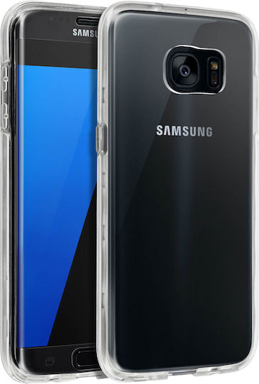360° Калъф Samsung Galaxy S7 Edge Гъвкав Преден & Твърд Заден – Прозрачен