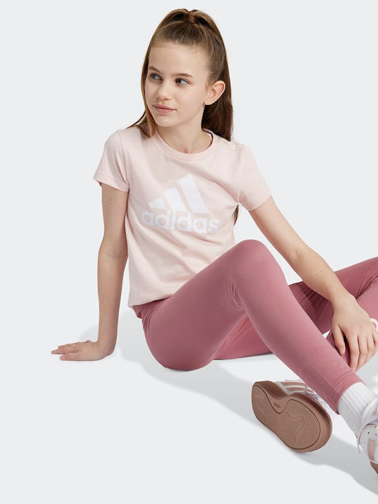 Παιδικό T-shirt Ροζ Essentials Big Logo