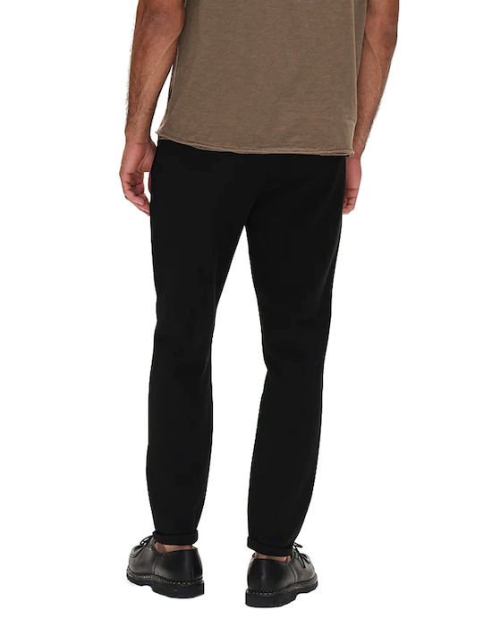 Pisa Trousers in Slim Fit Black