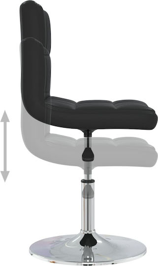 Hocker Bar mit Rückenlehne & Höhenverstellbar Black 40x43x71-85.5cm