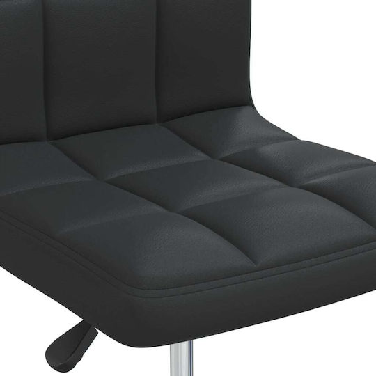 Hocker Bar mit Rückenlehne & Höhenverstellbar Black 40x43x71-85.5cm