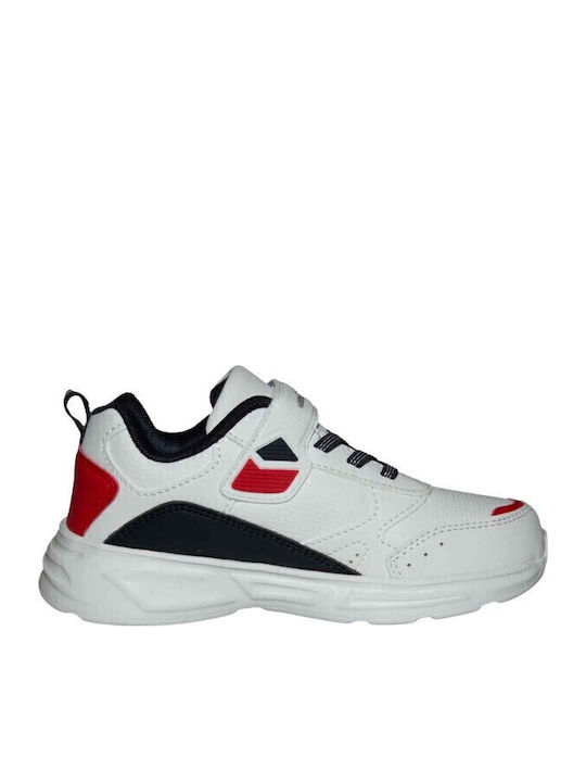 Παιδικά Sneakers με Σκρατς & Φωτάκια Λευκά