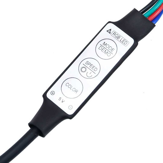 Έπιπλο Τηλεόρασης με Φωτισμό LED Γκρι Sonoma Μ139.5xΠ34xΥ50cm