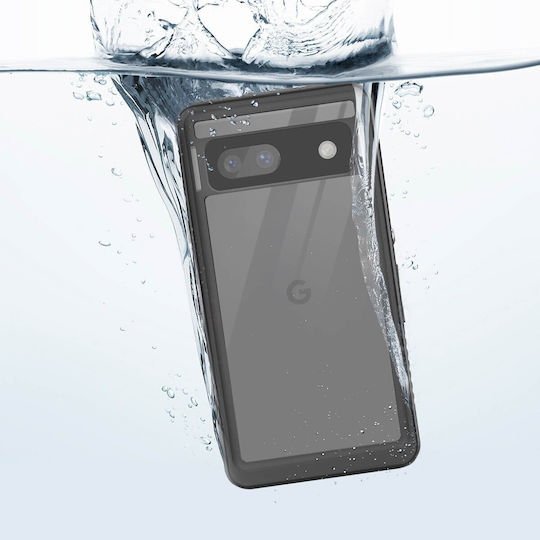 Redpepper Ip68 Waterproof Case Google Pixel 7a Full Coverage Redpepper Transparent Black