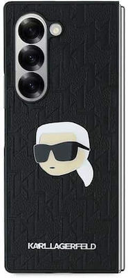 Karl Lagerfeld Back Cover Plastic / Silicone Black (Z Fold6, Samsung)