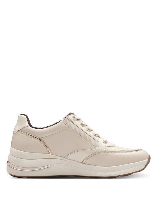 Tamaris Comfort Γυναικεία Sneakers Ivory